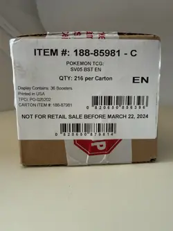 POKEMON SV05 TEMPORAL FORCES BOOSTER BOX CASE - Image 2