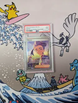 2025 POKEMON PRE EN-PRISMATIC EVOLUTIONS SPECIAL ILLUSTRATION RARE KIERAN PSA 9 - Image 1