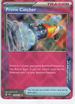 Prime Catcher 157/162 ACE SPEC Rare Holo SV05: Temporal Forces NM Pokemon - Image 1