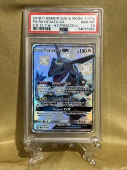 PSA 10!! 2018 Pokemon Sun & Moon Rayquaza GX #177a Full Art - Image 1