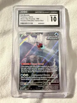 CGC 10 Iron Bundle IR 066 Sv: Scarlet & Violet Promo Holo | Pokemon - Image 1