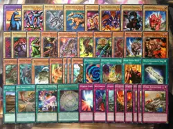 Yugioh Authentic Rex Raptor Deck Anime 41 Cards Red-Eyes B. Drag **HOT** + Bonus - Image 1
