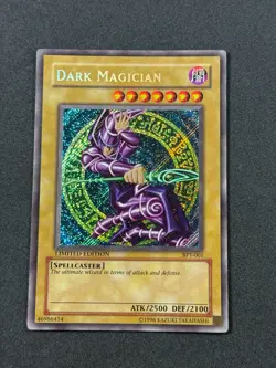 Yugioh Dark Magician BPT-001 Secret Rare Limited Promo MP - Image 1
