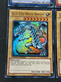 Yugioh LC01 Set: Obelisk, Slifer, Ra, Blue-Eyes, Dark Magician, 1996 TM MINT - Image 5