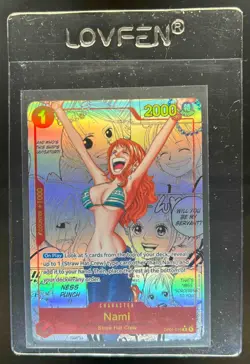 2024 One Piece Card Game PRB01 Nami Manga Alternate Art #OP01-016 - Image 1