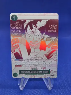 One Piece 3rd Anniversary I Know You’re Strong So I’ll Go All Out OP13-040 NM - Image 1