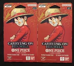 Lot Of 2x One Piece OP13 Sleeved Booster Packs - 2x OP13 - Sealed English - Image 1