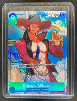 2022 One Piece Romance Dawn Dracule Mihawk Alternate Art #OP01-070 - Image 1