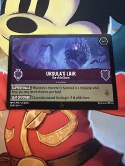 Ursula's Lair - Eye of the Storm 35/P1 Disney Lorcana Promo Card Cold Foil - Image 2