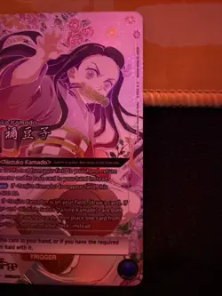Bandai Union Arena Nezuko Kamado Foil 3500+ BP Demon Slayer Card - Image 5