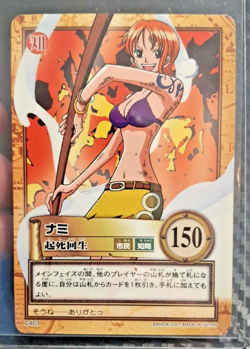 BANDAI One Piece Hyper Battle NAMI SCARCE C403 EARLY CARD VINTAGE LUFFY CREW - Image 1