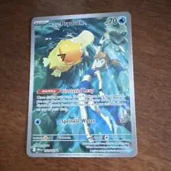 Pokemon Misty's Psyduck Full Art Holo Rare 193/182 DR1N Card - Image 4