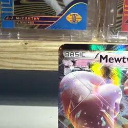 Pokemon Mewtwo-EX Holo Rare TCG Card Breakthrough 61/162 NM+ - Image 3