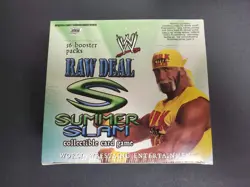 WWE WWF Raw Deal SummerSlam Booster Box 36 Booster Packs CCG Card Game SEALED - Image 1