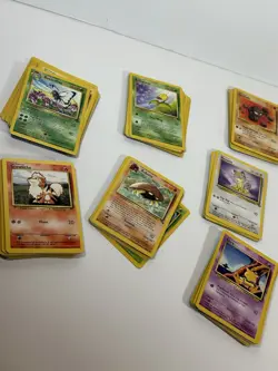 Huge Collection Bulk Lot 100 Vintage Pokemon Cards WOTC Heavily Played - Image 1