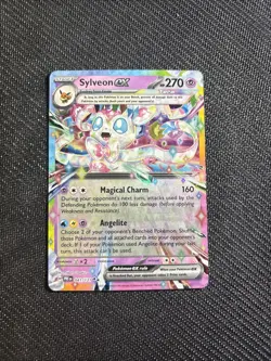 Pokemon TCG Sylveon EX Prismatic Evolutions Double Rare Holo Card 41/131 - Image 1