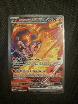 Pokemon TCG Team Rockets Moltres EX Card 229/182 Near Mint Destined Rivals Card - Image 1