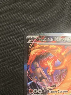 Pokemon TCG Team Rockets Moltres EX Card 229/182 Near Mint Destined Rivals Card - Image 2