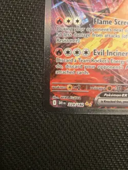 Pokemon TCG Team Rockets Moltres EX Card 229/182 Near Mint Destined Rivals Card - Image 5