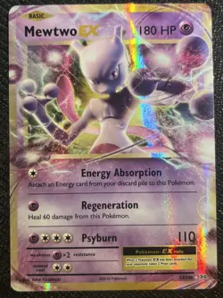 Pokemon Card: Mewtwo EX 52/108 XY Evolutions Ultra Rare! NM - Image 1