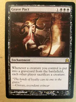 MTG 1x Grave Pact Commander Magic the Gathering Card x1 NM - Image 1