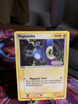 Pokemon TCG Magnemite 59/92 EX Legend Maker Stamped Reverse Holo Card - Image 1