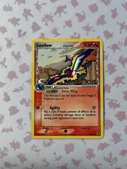Swellow - 40/101 - Pokemon Card Ex Dragon Frontiers Stamped Reverse Holo LP - Image 1