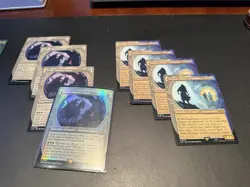 MTG Lord of the Rings Cards Lot, Showcase Foil and Non-Foil - Image 2