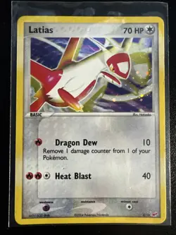 Pokemon TCG Latias Holo Card 4/10 LP - Image 1