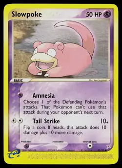 Pokemon Card - Slowpoke Team Magma vs Team Aqua 45/95 Common - Image 1