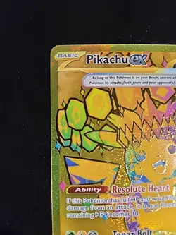 Pokemon Pikachu TCG Prismatic Evolutions Hyper Rare Gold Card 179/131 - Image 3