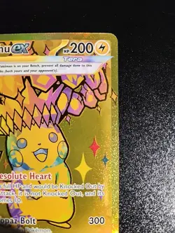 Pokemon Pikachu TCG Prismatic Evolutions Hyper Rare Gold Card 179/131 - Image 4