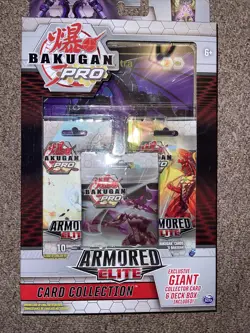 NEW Bakugan Pro Armored Elite Card Collection With Giant Collector Card - Image 1
