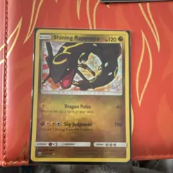 Pokemon Shining Rayquaza 56/73 Shining Legends Shiny Holo Rare Card - Image 1