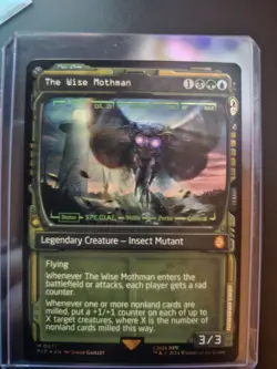 MTG Magic the Gathering The Wise Mothman (871/1190) Fallout NM FOIL- SURGE - Image 1