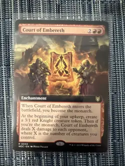 Court of Embereth (Extended Art) Commander: Wilds of Eldraine - NM - Image 1