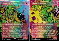 1x Okaun, Eye of Chaos (380) - Reversible Borderless - Foil NM-Mint, English Sec - Image 1