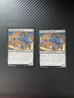 Marionette Apprentice Magic The Gathering Pair (2) NM Never Played Mtg - Image 1