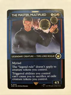 The Master, Multiplied Showcase Universes Beyond: Doctor Who NM Free Shipping - Image 1