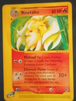Pokemon Ninetales Expedition Base 57/165 Never Played - Image 1