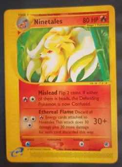 Pokemon Ninetales Expedition Base 57/165 Never Played - Image 2