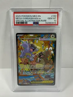 Pokemon Mega Kangaskhan EX Mega Evolution 182/132 PSA 10 Gem Mint - Image 1