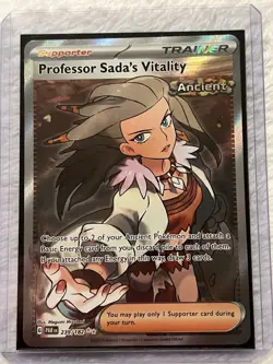 Professor Sada's Vitality 239/182 Trainer Card - Pokemon TCG Supporter Ancient - Image 3