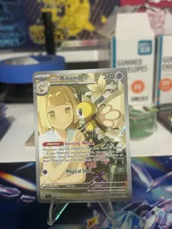 Pokemon TCG Lillie's Ribombee Card Journey Together Illustration, 164/159 - Image 1