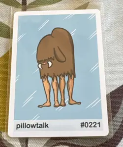 Pillowtalk (Piloswine) card #0221- Gen 2 Pookiemoot Fan Art - Pokemon - Image 1