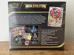 Pokemon Center Exclusive Mega Evolution Lucario Elite Trainer Box (ETB) Sealed - Image 2