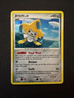 Pokemon - Jirachi 7/111 Rising Rivals Holo - LP - Image 1
