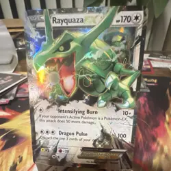 Pokemon Rayquaza EX 75/108 Full Art Holo Roaring Skies 2015 Ultra Rare Dragon - Image 1
