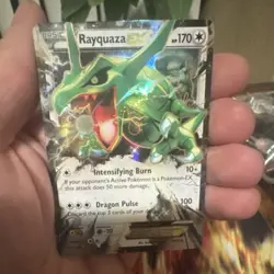 Pokemon Rayquaza EX 75/108 Full Art Holo Roaring Skies 2015 Ultra Rare Dragon - Image 2