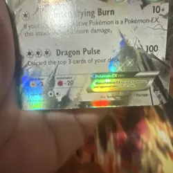Pokemon Rayquaza EX 75/108 Full Art Holo Roaring Skies 2015 Ultra Rare Dragon - Image 5